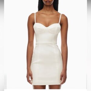 Aritzia Ten Heartbeat Satin Dress